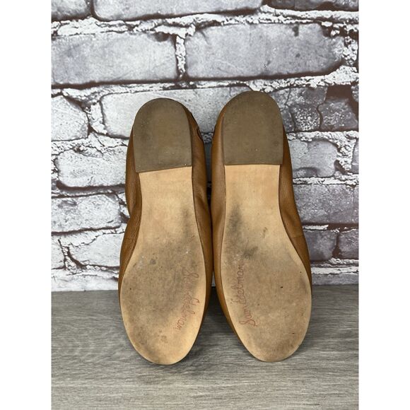 Sam Edelman Felicia Brown Leather Bow Classic Ballet Flats Women Sz 7.5M US/38.5 - Picture 6 of 16